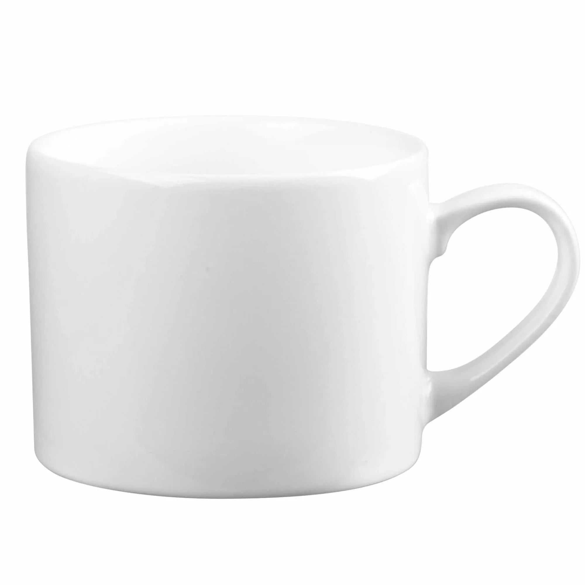 Elegante Porzellantasse 22.7cl von Churchill: robust, spülmaschinenfest, ideal für Kaffee & Tee in Gastronomie.