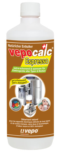 VEPO Entkalker Espresso vepocalc 1000 ml in  präsentiert im Onlineshop von KAQTU Design AG. Reinigungsmittel ist von VEPO