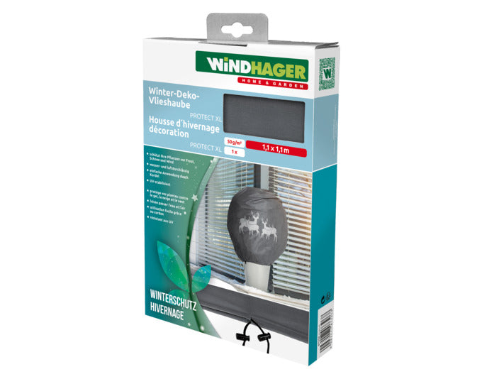 WINDHAGER Winter-Deko-Vlieshaube Pect Hirsch 1.1x1.1 m in  präsentiert im Onlineshop von KAQTU Design AG. Gartenpflege ist von WINDHAGER