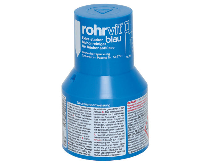 VEPO Abflussreiniger blau rohrvit 100 g in  präsentiert im Onlineshop von KAQTU Design AG. Reinigungsmittel ist von VEPO