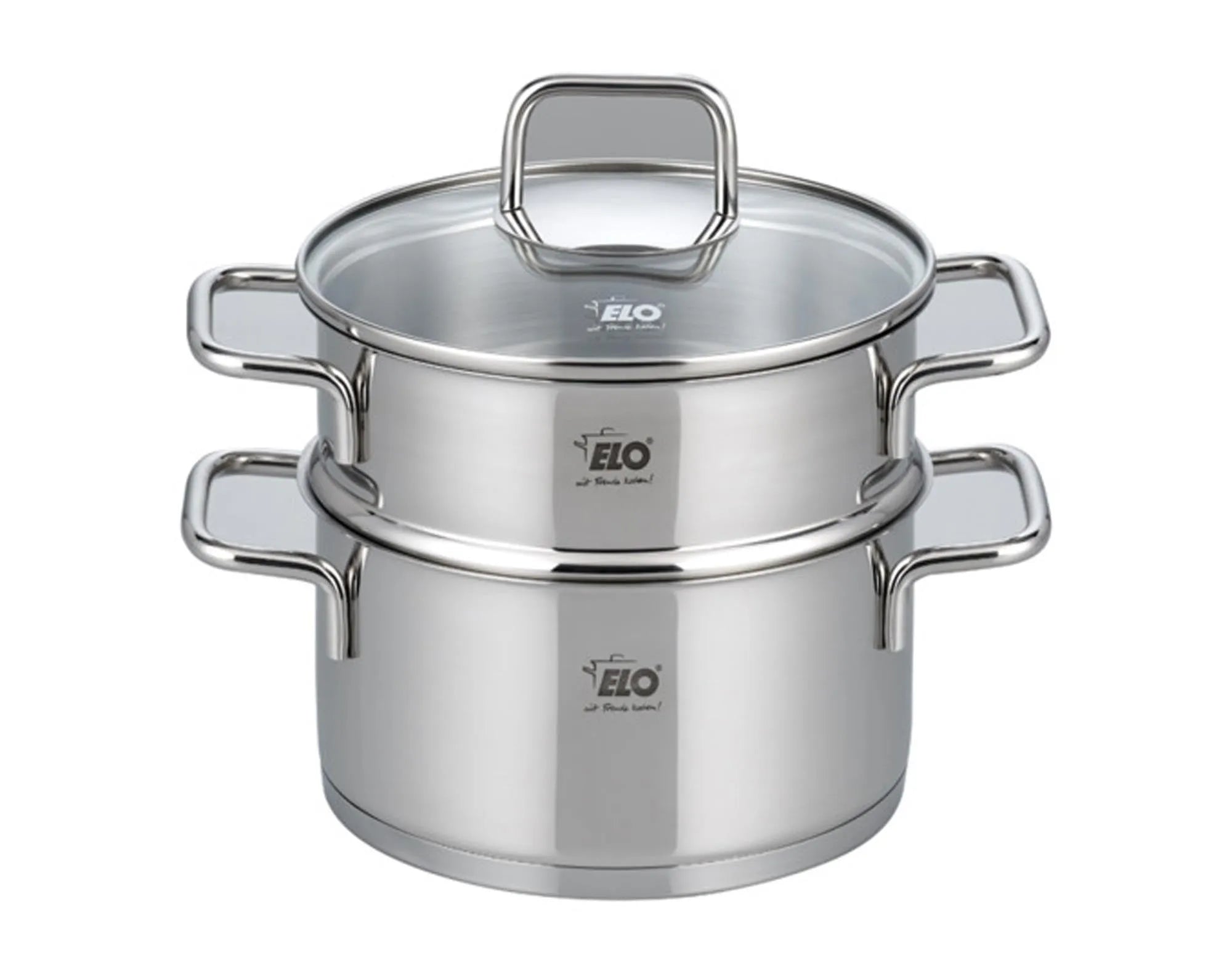 Der ELO Dampfgarer Citrin Bio ø 18 cm: Nachhaltig, gesund, ideal für Gemüse & Fisch. Bio-Beschichtung, fettfreies Garen, umweltfreundlich.