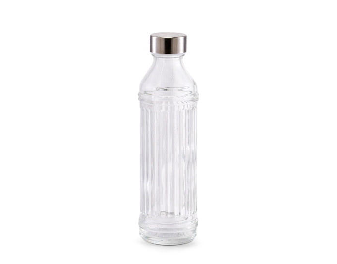 Glasflasche mit Metalldeckel 500 ml in  präsentiert im Onlineshop von KAQTU Design AG. Flasche ist von ZELLER PRESENT