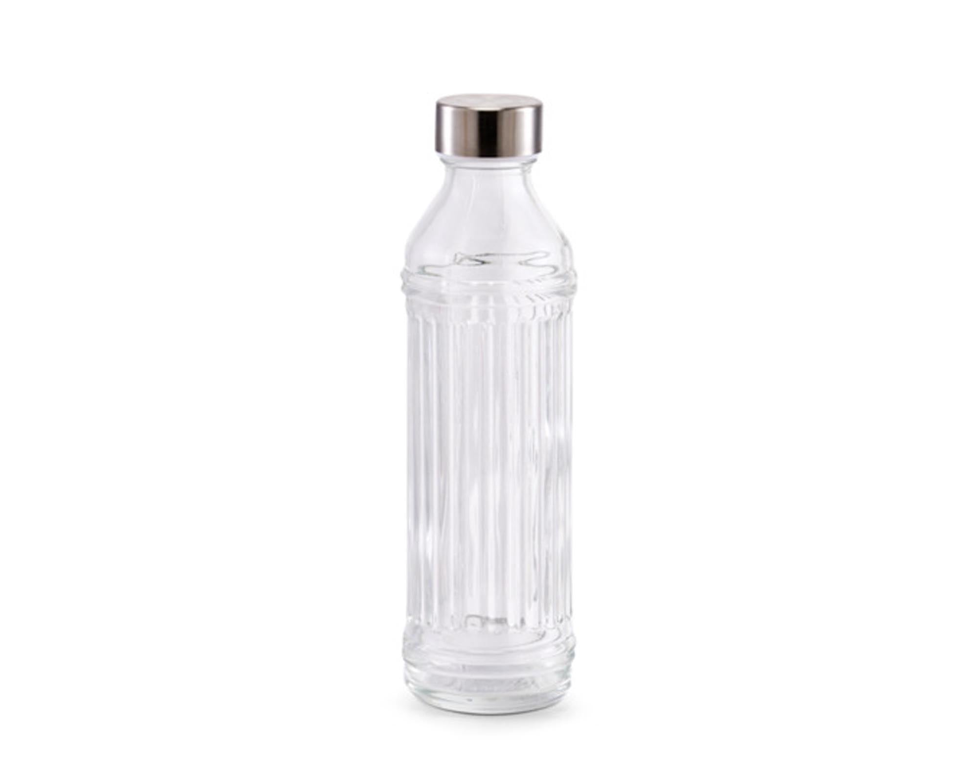 Zeller glass bottle with metal lid 500 ml
