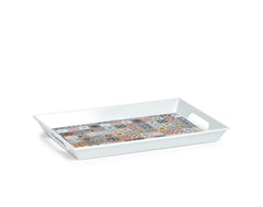 ZELLER plateau mosaïque mélamine 50x35x5 cm