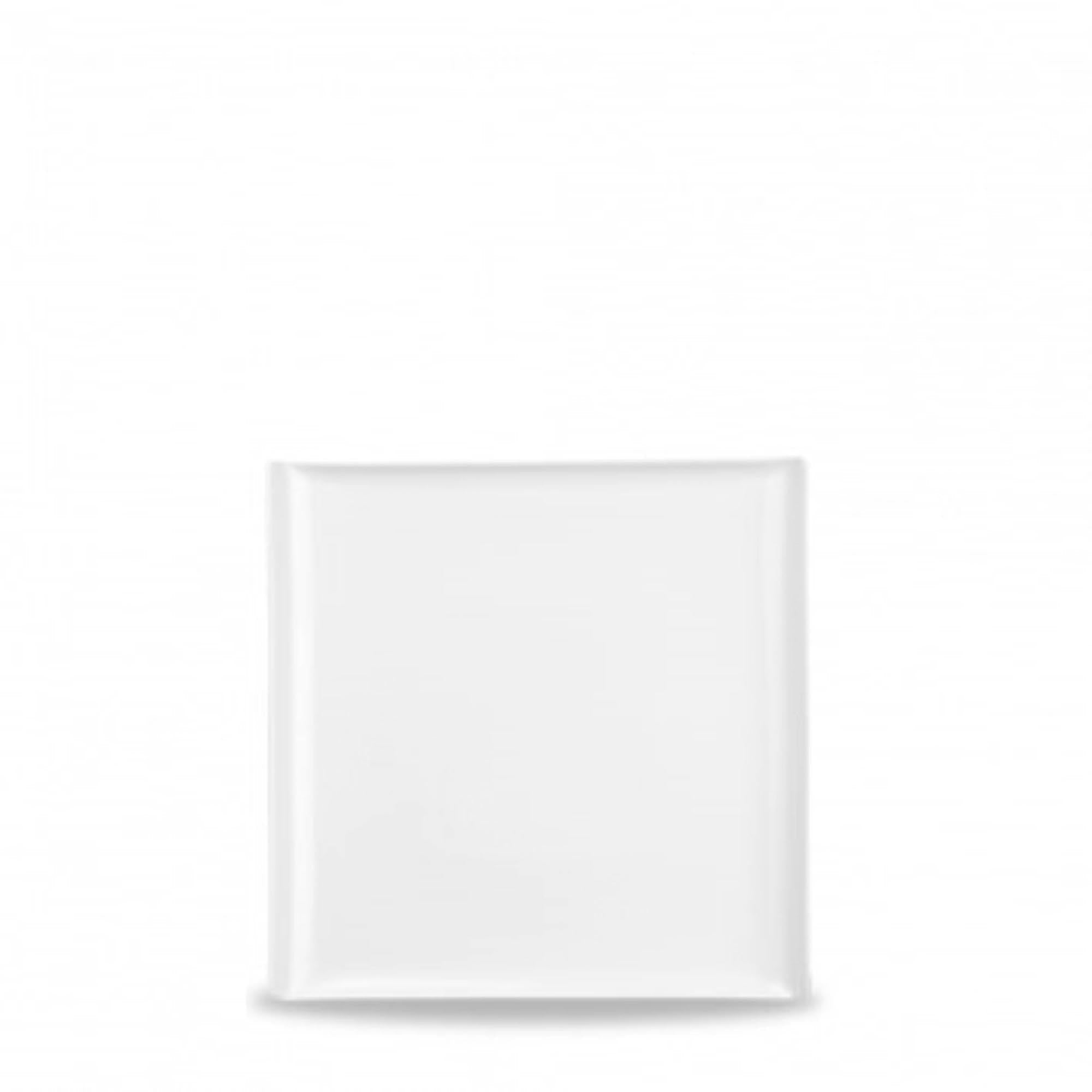 Elegantes, robustes Melamin-Tablett (30,3x30,3 cm) in Weiß von Churchill. Ideal für Buffets, spülmaschinenfest, rutschfest, vielseitig.