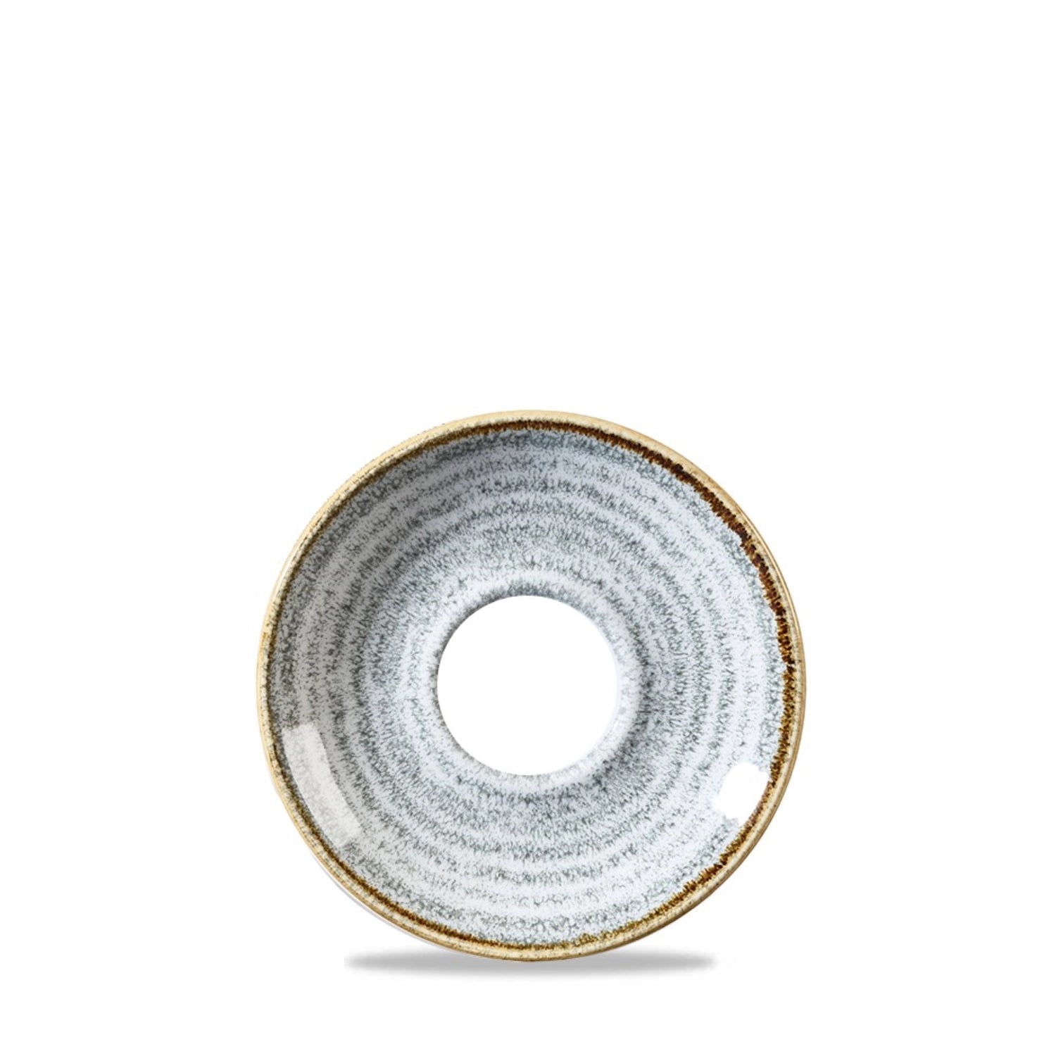 S.P. Homespun Stone Gray Saucer 11.8cm