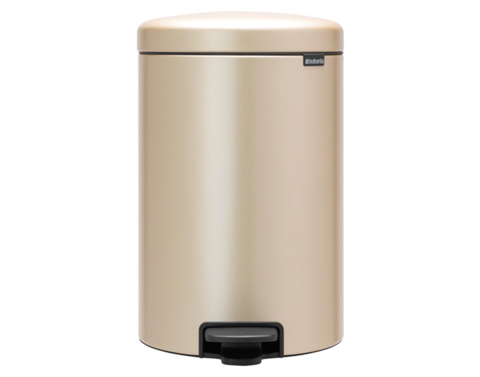 BRABANTIA Treteimer NewIcon champagne 20 l in Champagne präsentiert im Onlineshop von KAQTU Design AG. Mülleimer ist von BRABANTIA