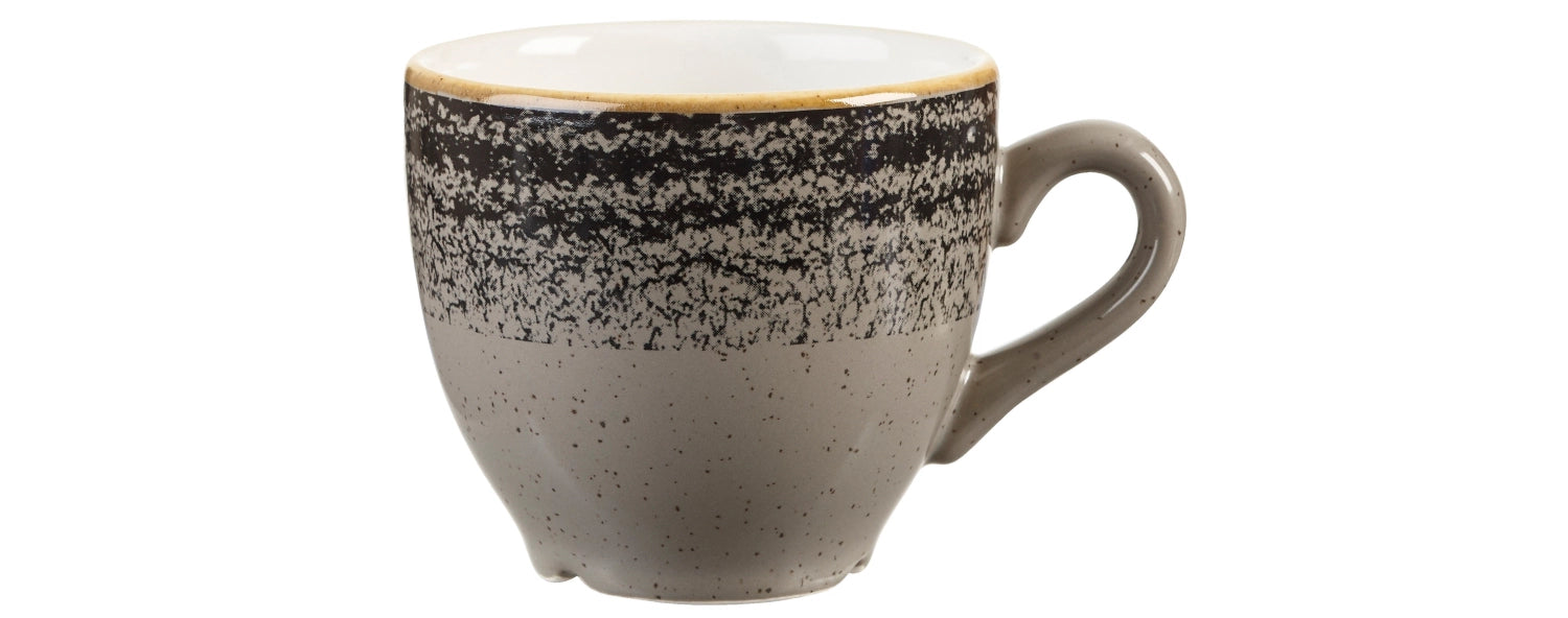 S.PFilato fatto in casa CharcTazza da caffè espresso nera oal 10cl