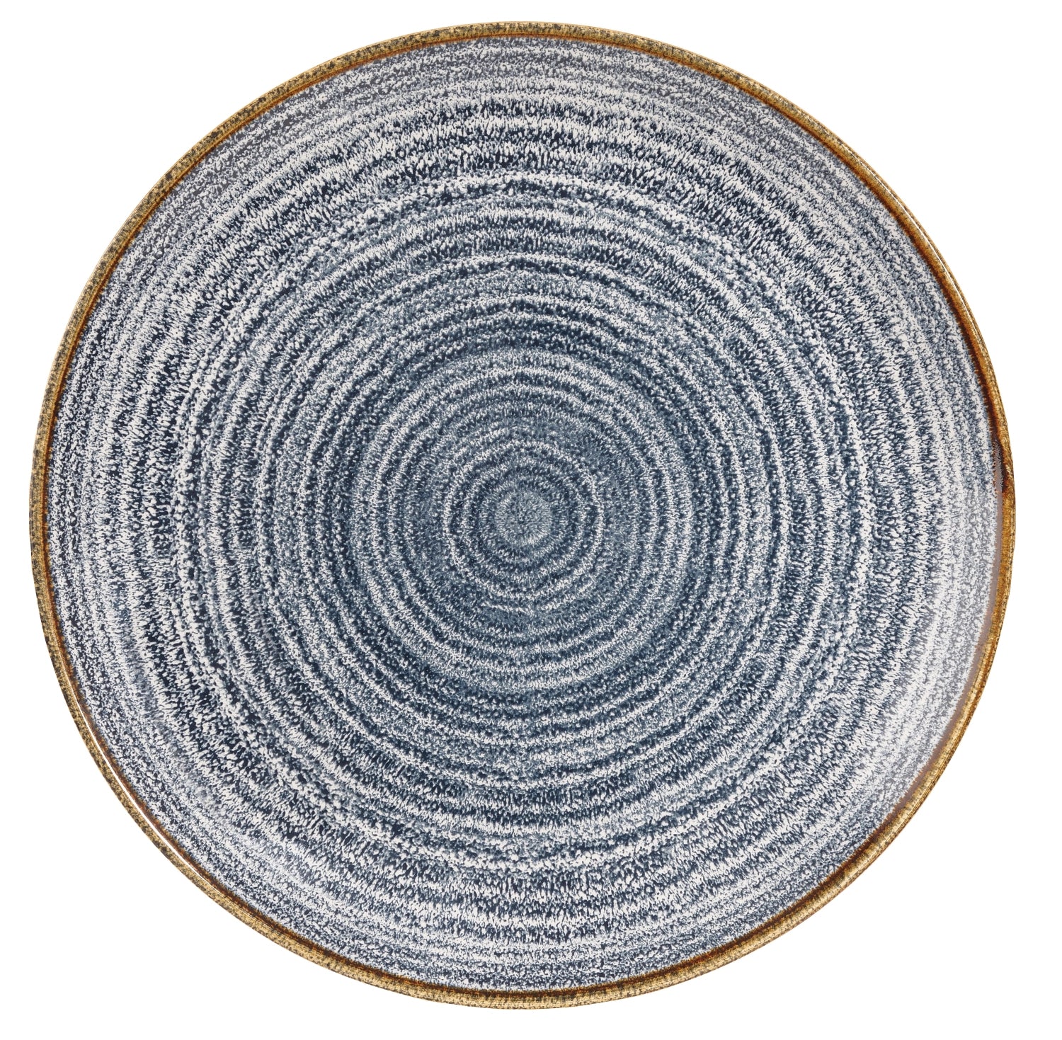 S.PAssiette plate Homespun Slate Blue 28,8 cm