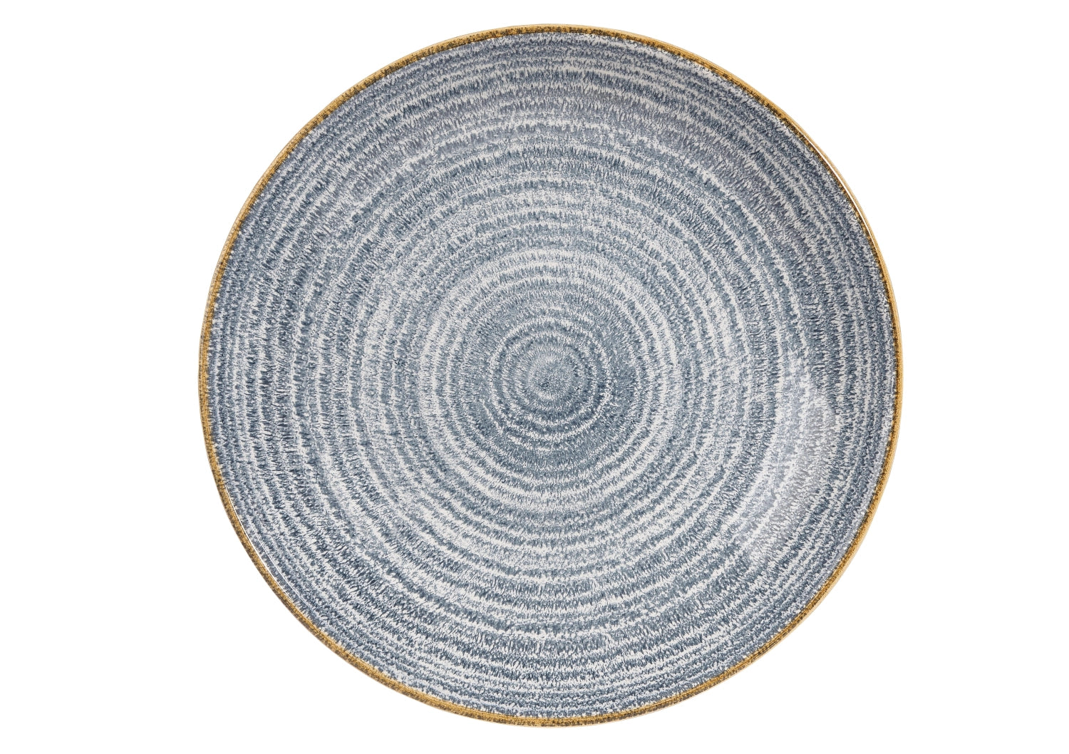 S.PAssiette creuse Homespun Slate Blue 24,8 cm