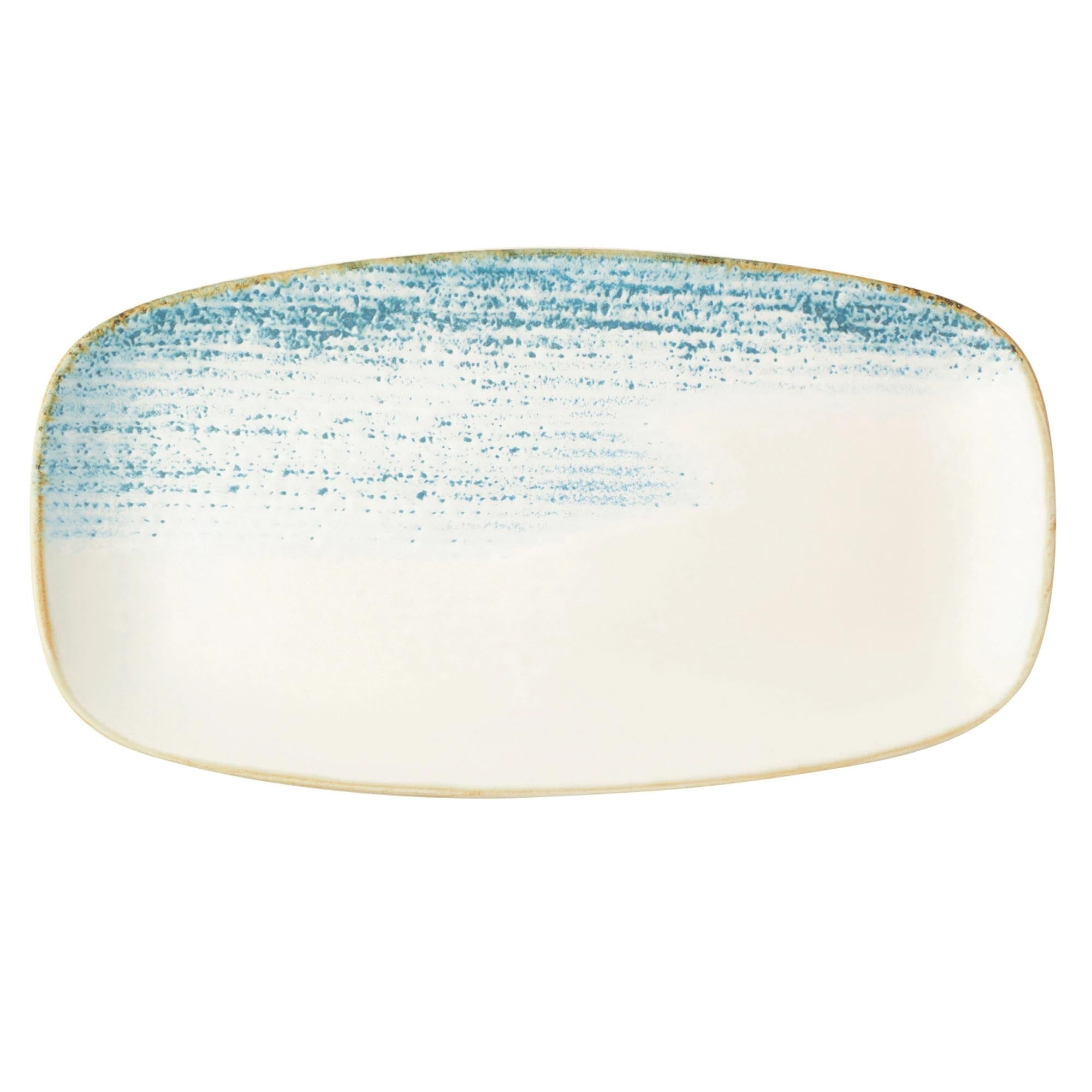 S.P. Homespun Accents Aquamarine Chefs Obl. Platte 29.8x15.3