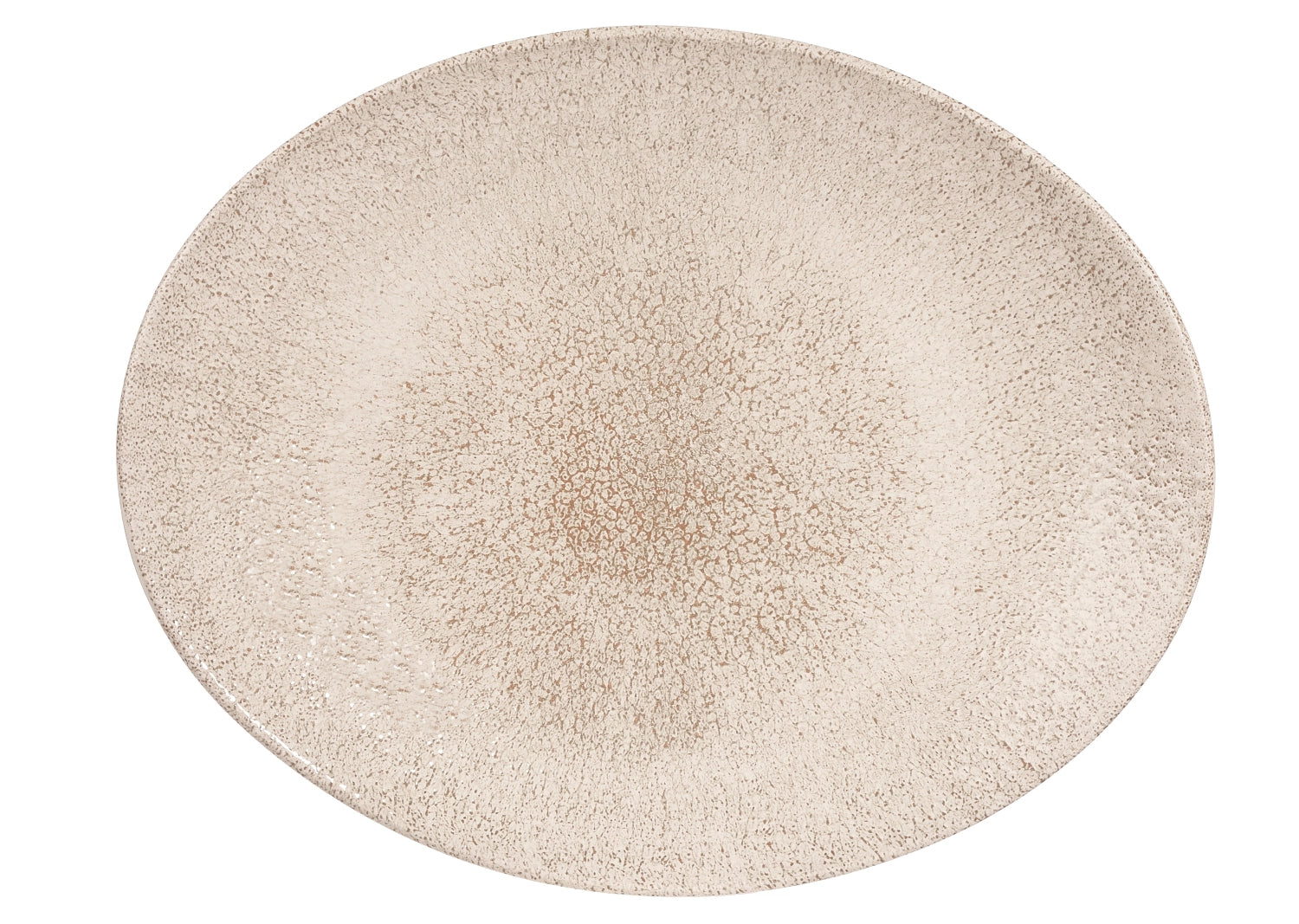 S.PPiatto ovale Raku Agata Grigia 27x22,9cm