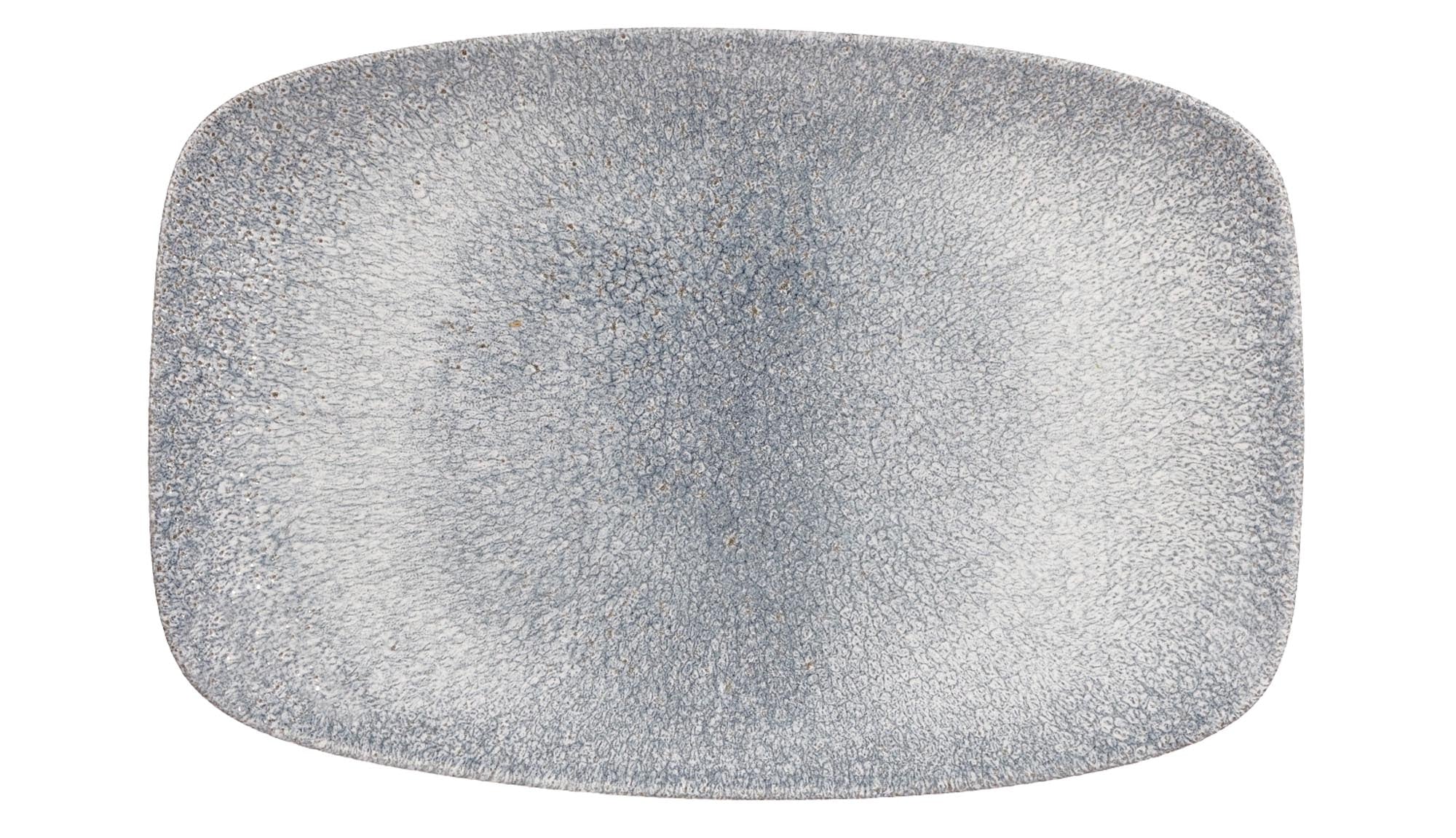 S.P. Raku Topaz Blue Platte rechteckig 30x19.9cm
