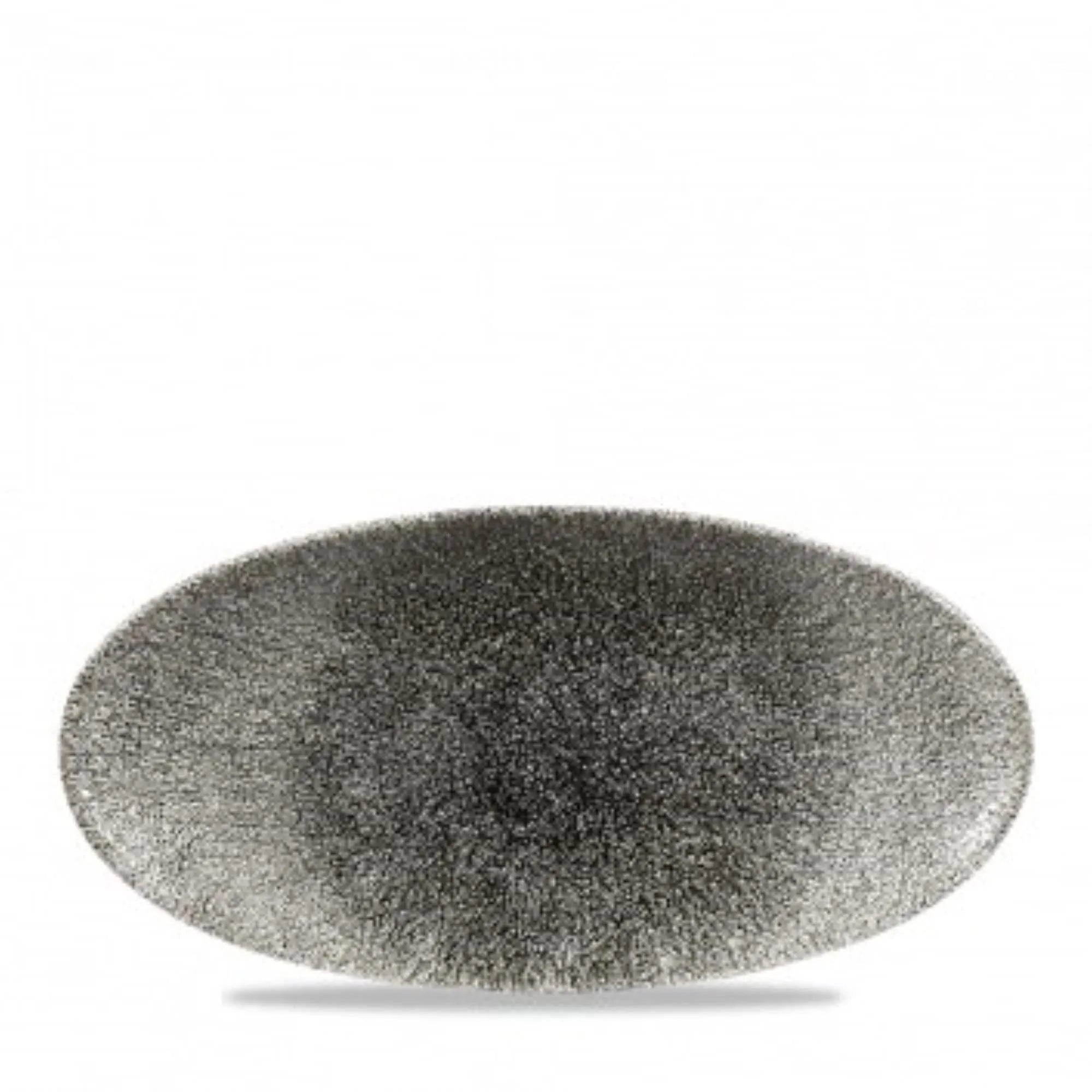 Elegante, matte Raku-Optik, 29.9x15cm, robustes Porzellan, spülmaschinenfest, ideal für kreative Anrichtevariationen.