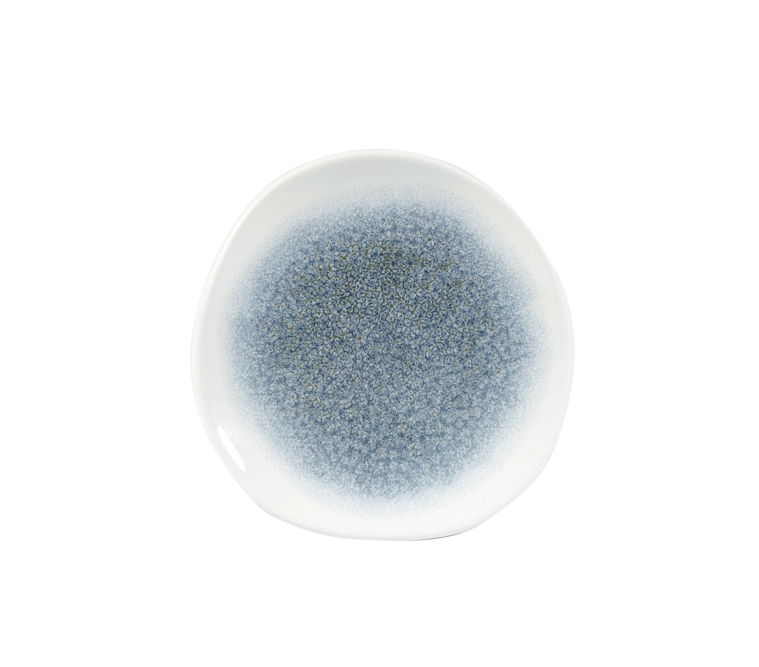 S.P. Raku Topaz Blue Organic Teller flach 18.6cm