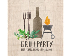<tc><tc>PPD</tc></tc> Serviettes Grill & Bière 33x33 cm