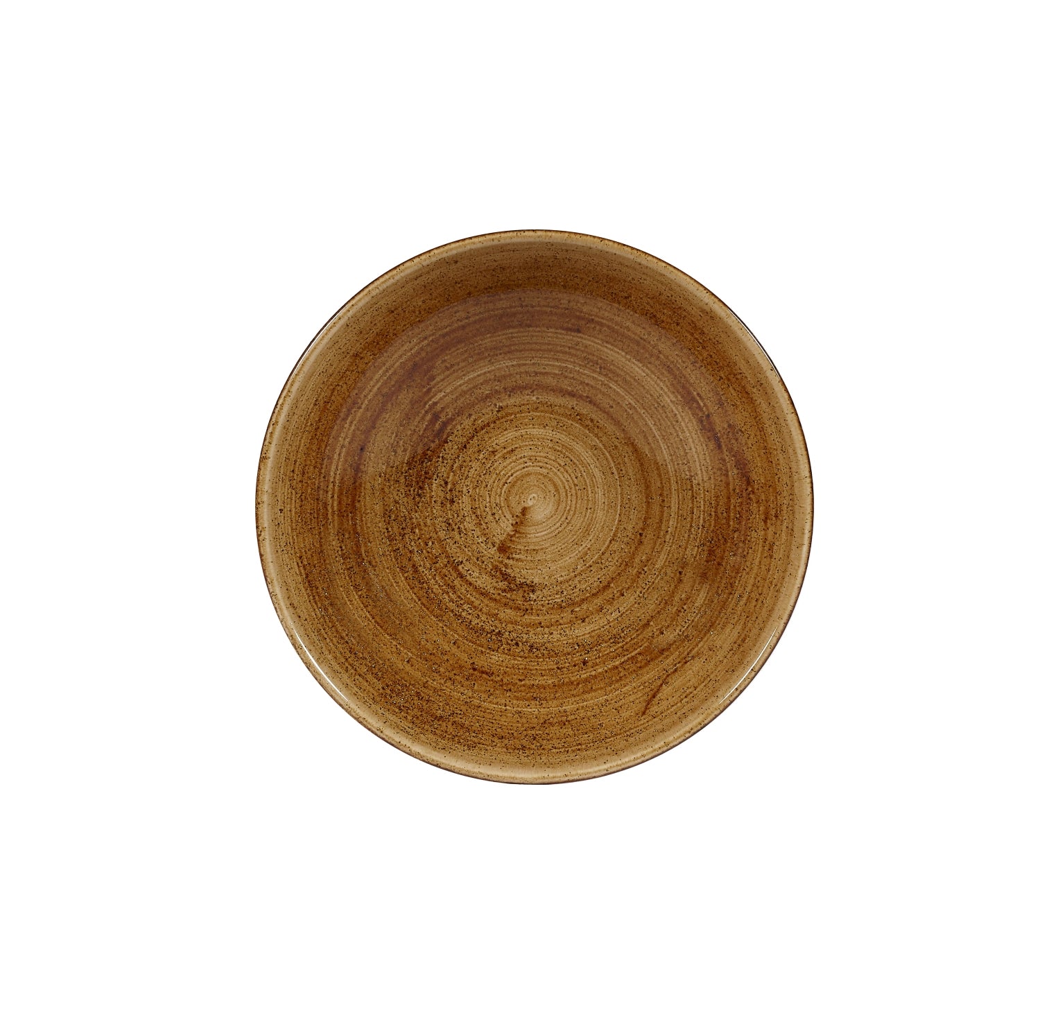 Stonecast Patina Vintage Copper Coupe plate deep 18.2cm