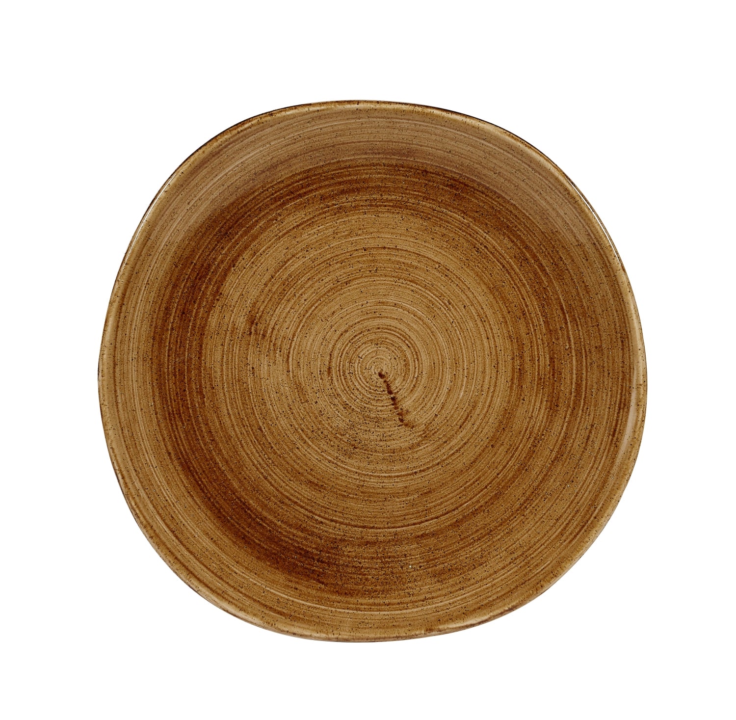 Stonecast Patina Vintage Copper Organic Plate flat 26.4cm