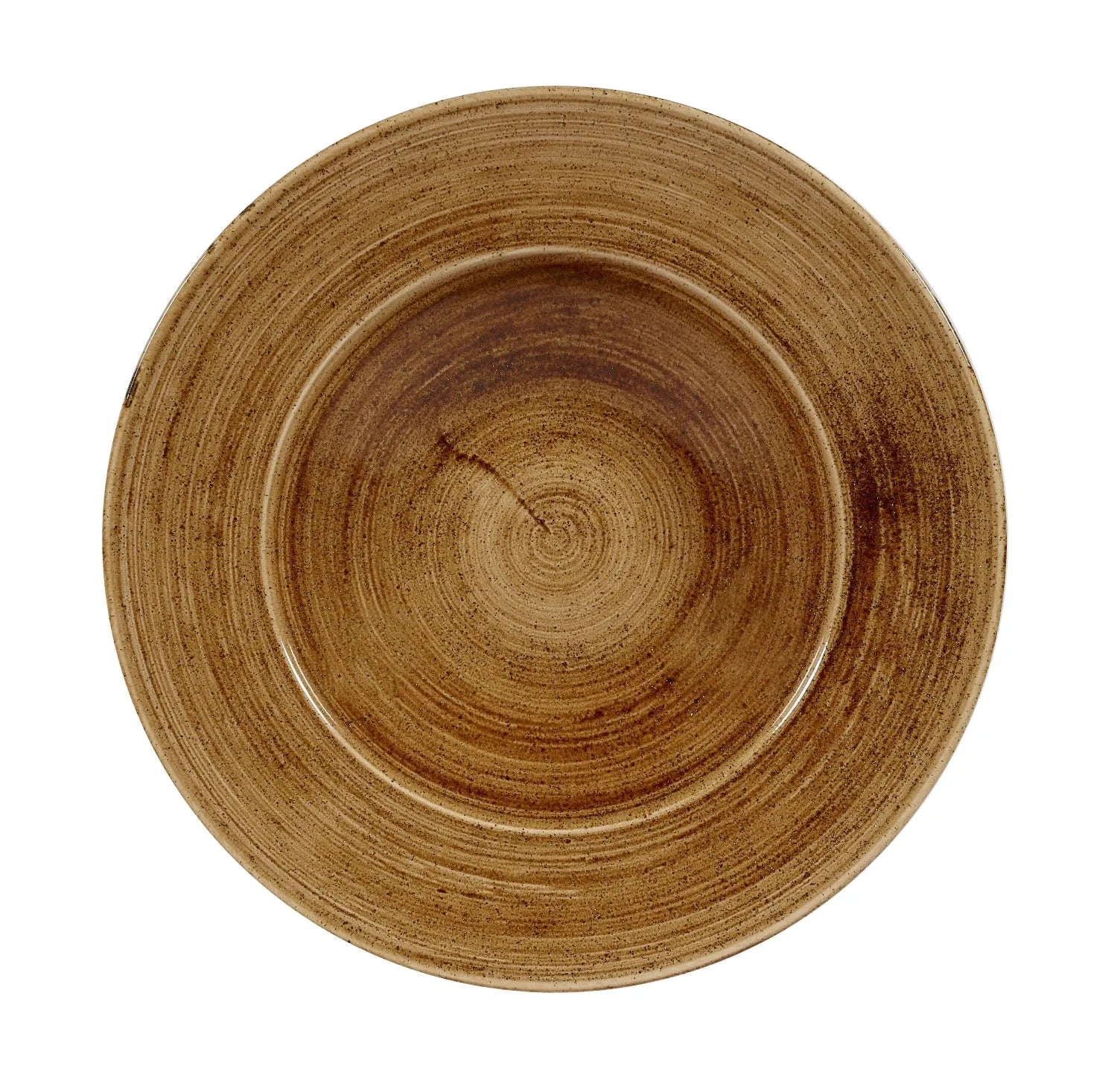 Eleganter 28cm Teller aus Porzellan, ideal für Suppen & Salate. Vintage Copper Look, robust, spülmaschinenfest, für jeden Anlass.