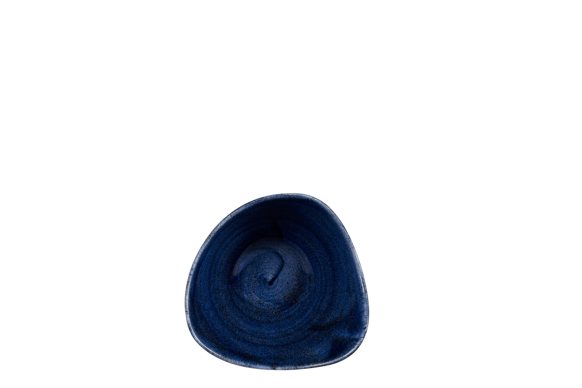 Stonecast Patina Cobalt Blue Triangel Schüssel 15.3cm in Blau präsentiert im Onlineshop von KAQTU Design AG. Teller ist von Churchill