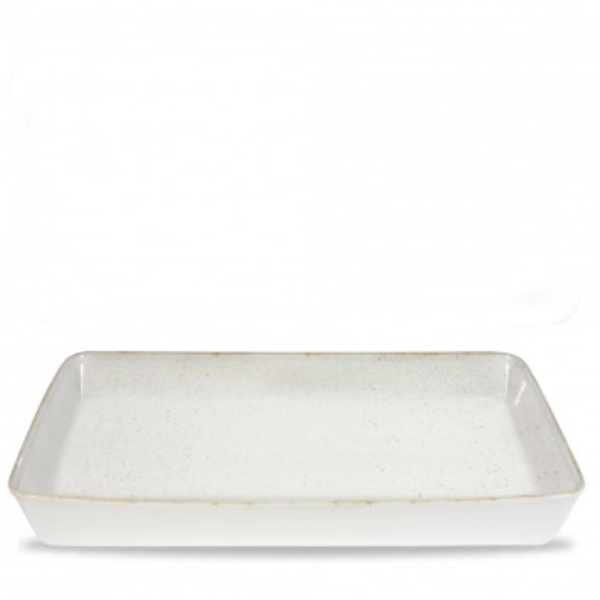 Elegante, robuste Backform (53x32,5x6,2 cm) aus Steinzeug. Perfekt für Kuchen, Brot & Aufläufe. Ofen- & grillfest, leicht zu reinigen.