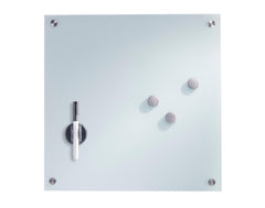 ZELLER Memobord Glas weiss 60x40 cm