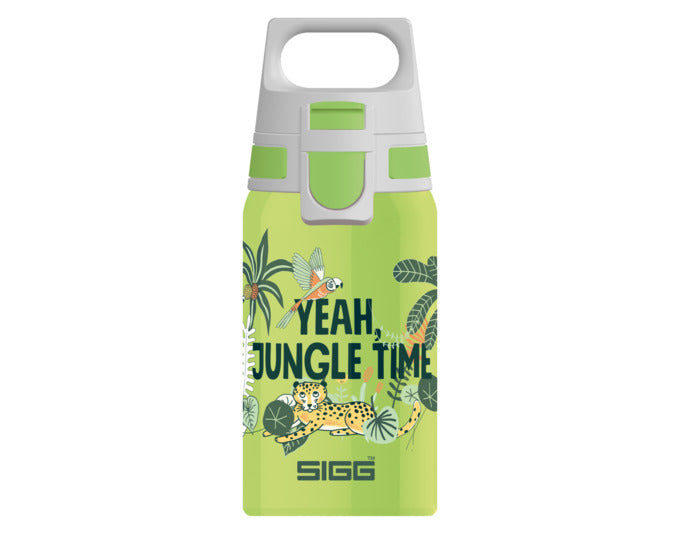 Trinkflasche Bottle Shield One jungle 0.5 l in  präsentiert im Onlineshop von KAQTU Design AG. Flasche ist von SIGG