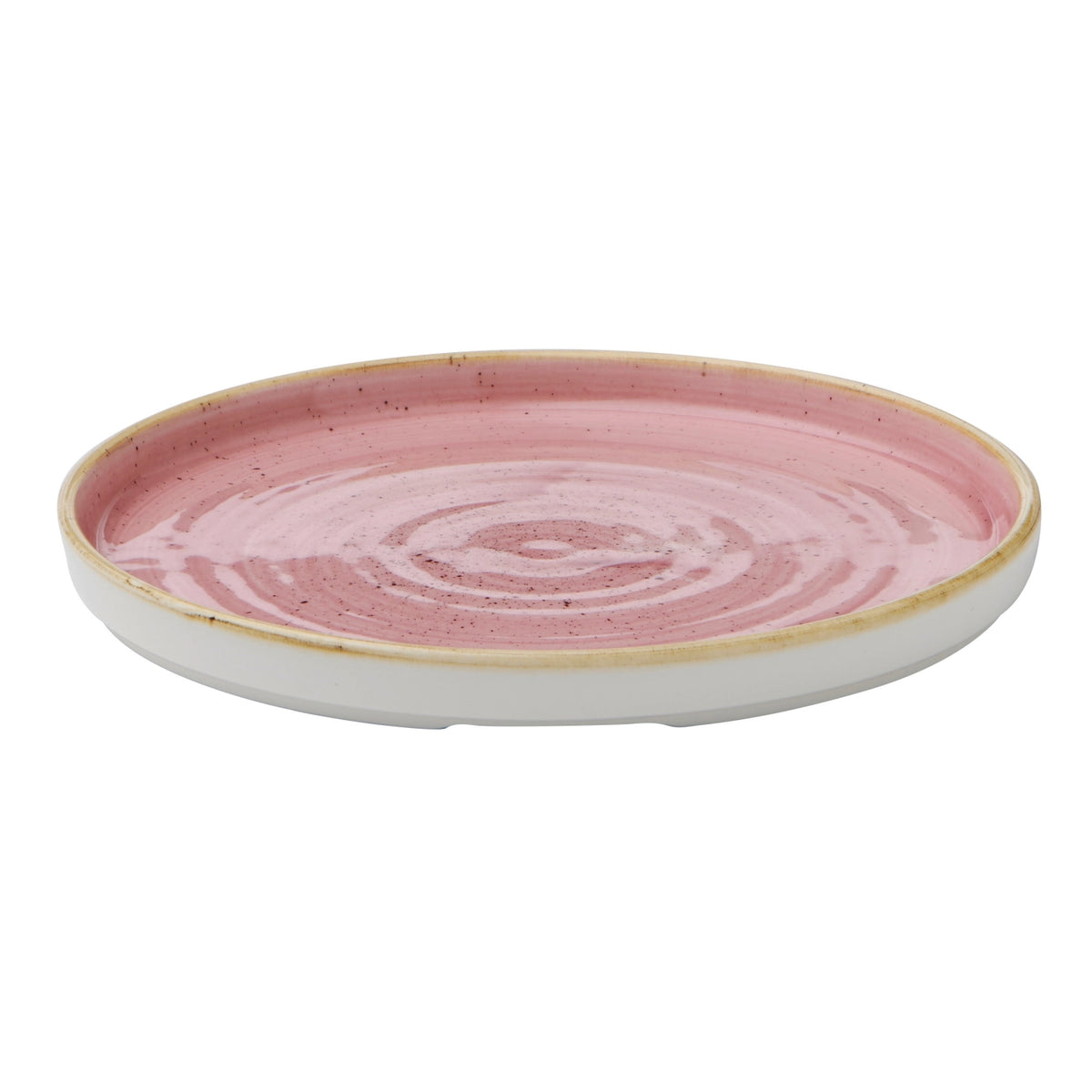 Stonecast Petal Pink Walled Teller 21cm, H2cm in Pink präsentiert im Onlineshop von KAQTU Design AG. Teller ist von Churchill