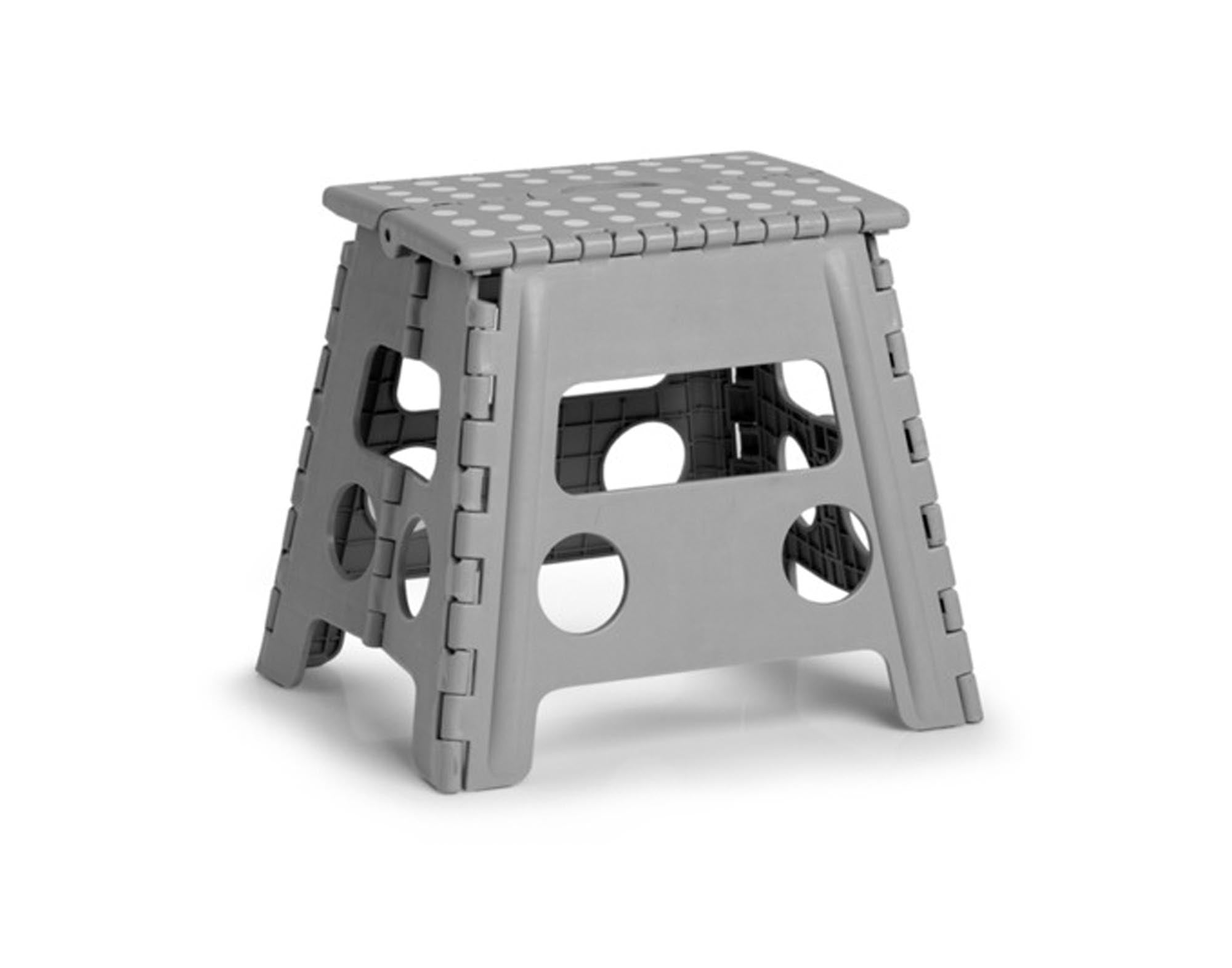 ZELLER Klapphocker Kunststoff grau 37x30x32 cm