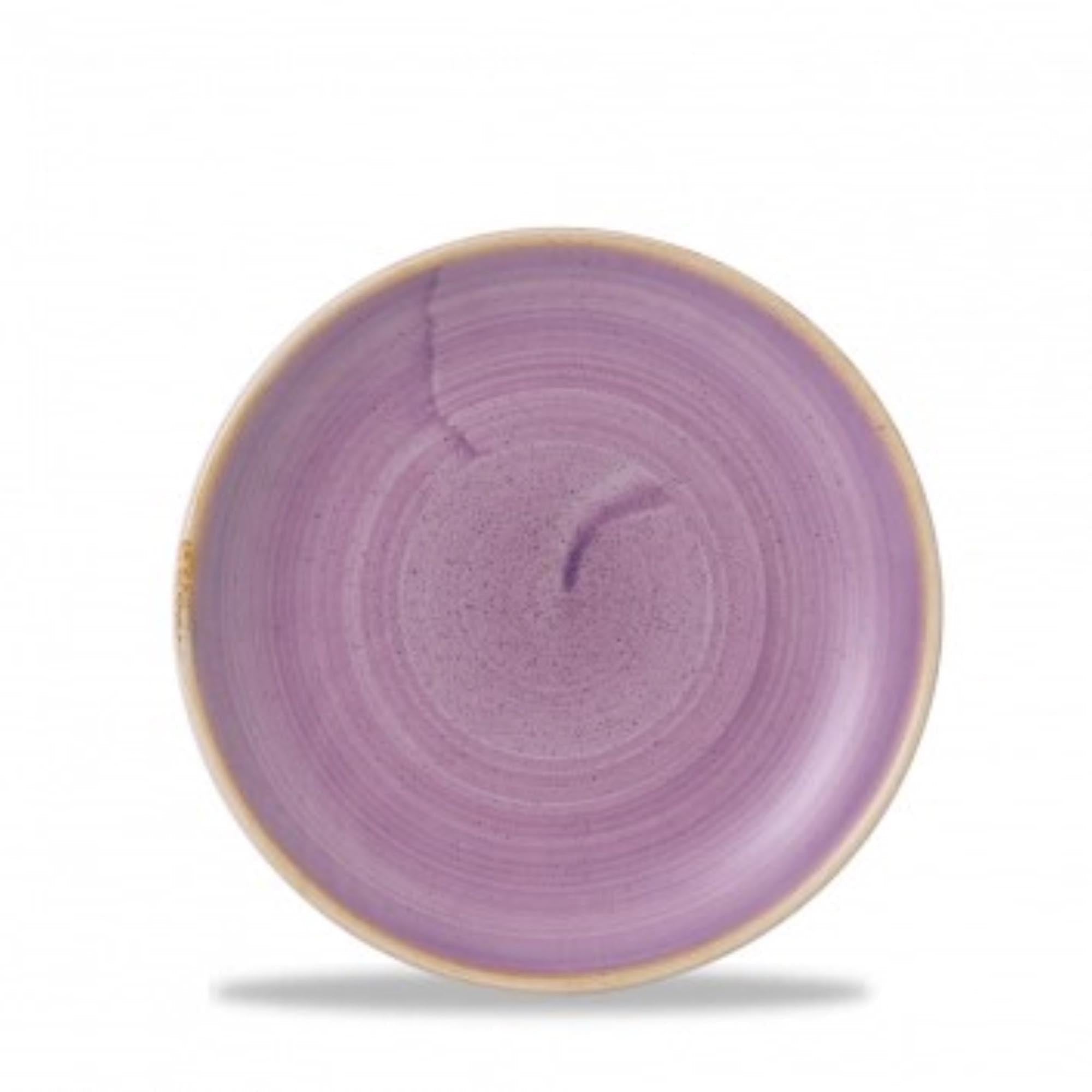 Eleganter Stonecast Lavender Teller 16.5cm von Churchill: Langlebige Glasur, handgefertigt, spülmaschinen- & mikrowellenfest. Perfekt für jeden Anlass.