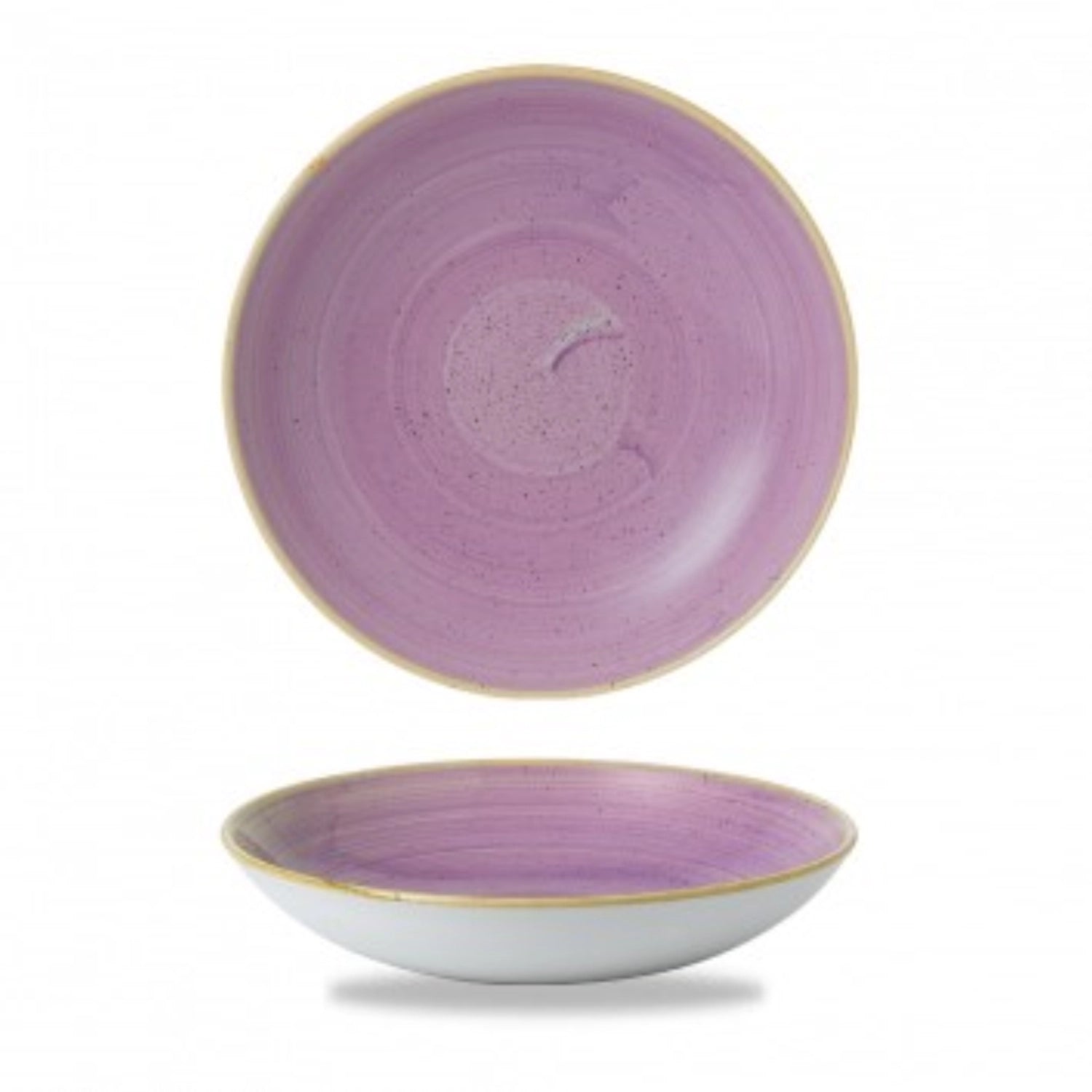 Stonecast lavender plate deep 24.8cm 113.6cl