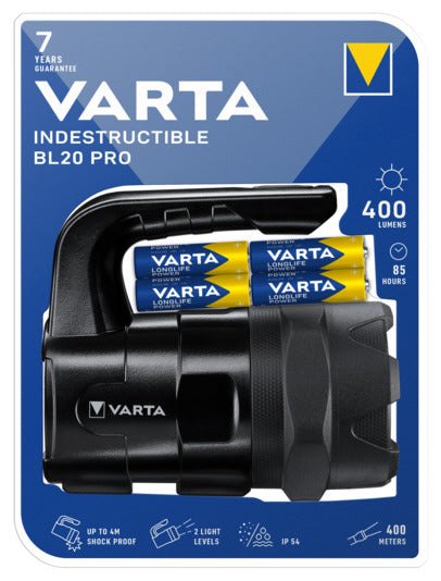 VARTA Lampada da lavoro a LED Indestructible BL20 Pro 400 lm