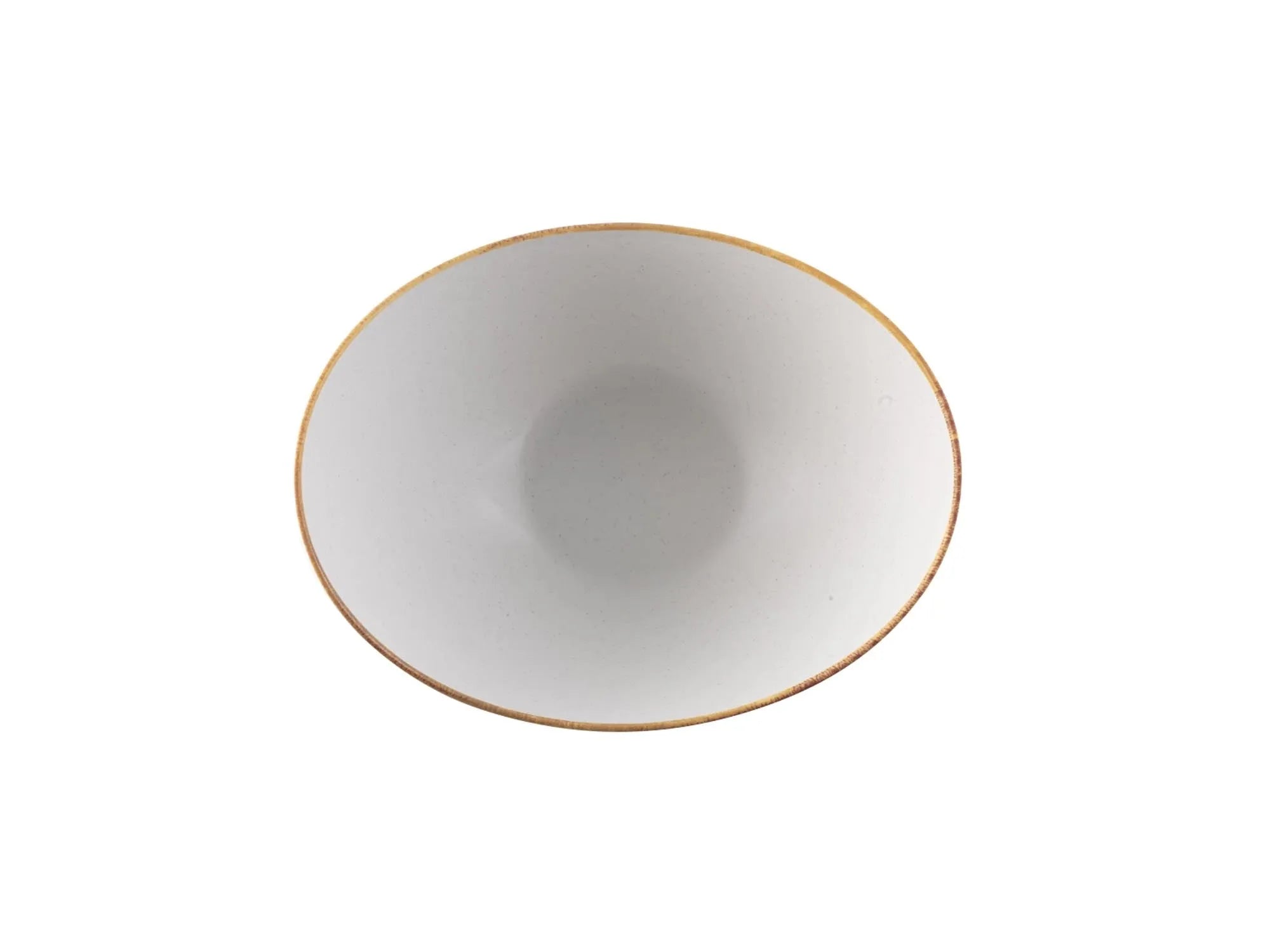 Stilvolle Melamin-Schale in Barley White, ideal für Buffets.