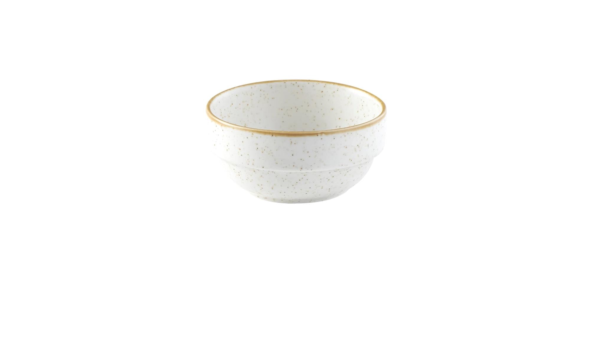 Elegante, stapelbare Porzellanschüssel (36cl) von Churchill, ideal für Vorspeisen, Beilagen & Desserts. Spülmaschinenfest & mikrowellengeeignet.