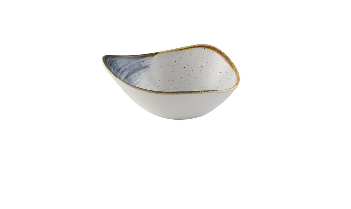 Stonecast Accents Blueberry Triangel Teller tief 18.5c in Blau präsentiert im Onlineshop von KAQTU Design AG. Teller ist von Churchill