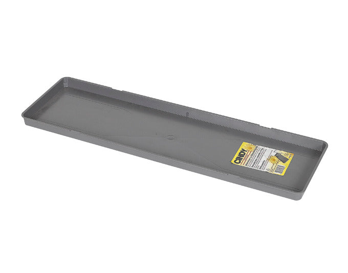 Untersetzer anthrazit 40 cm Kunststoff in  präsentiert im Onlineshop von KAQTU Design AG. Pflanzentopfzubehör ist von E + h