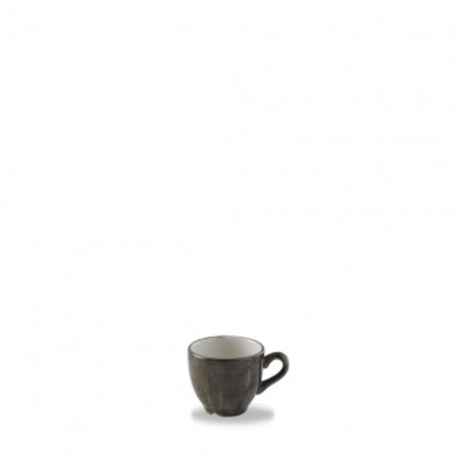 Stonecast Patina Iron Black Espresso Cup 10cl 6.5cm H5.5cm