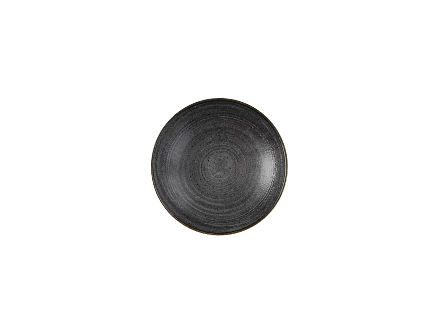 Stonecast Raw Black Coupe Bowl 18.2cm