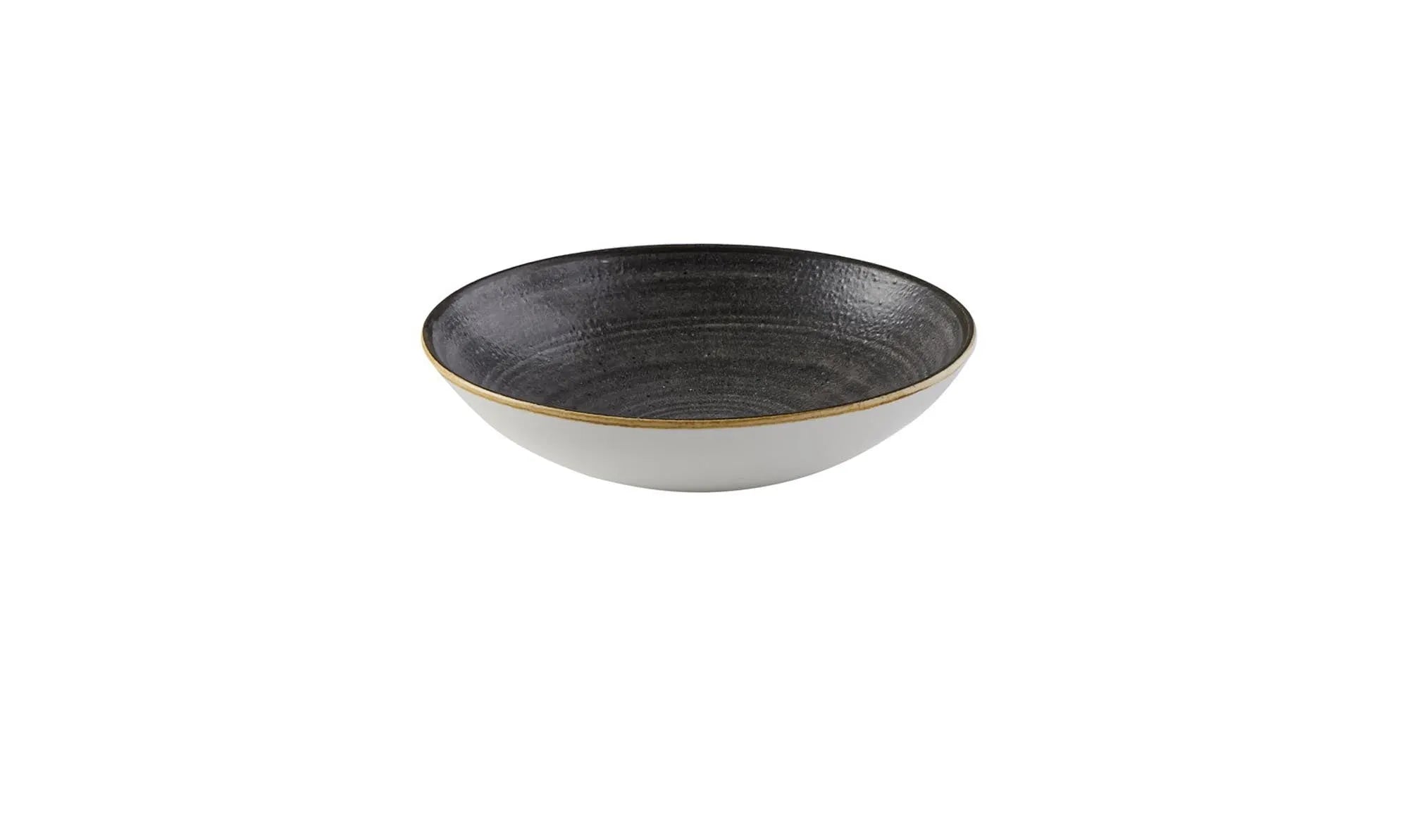 Elegante 18,2 cm Schale in Raw Black von Churchill für stilvolles Servieren.