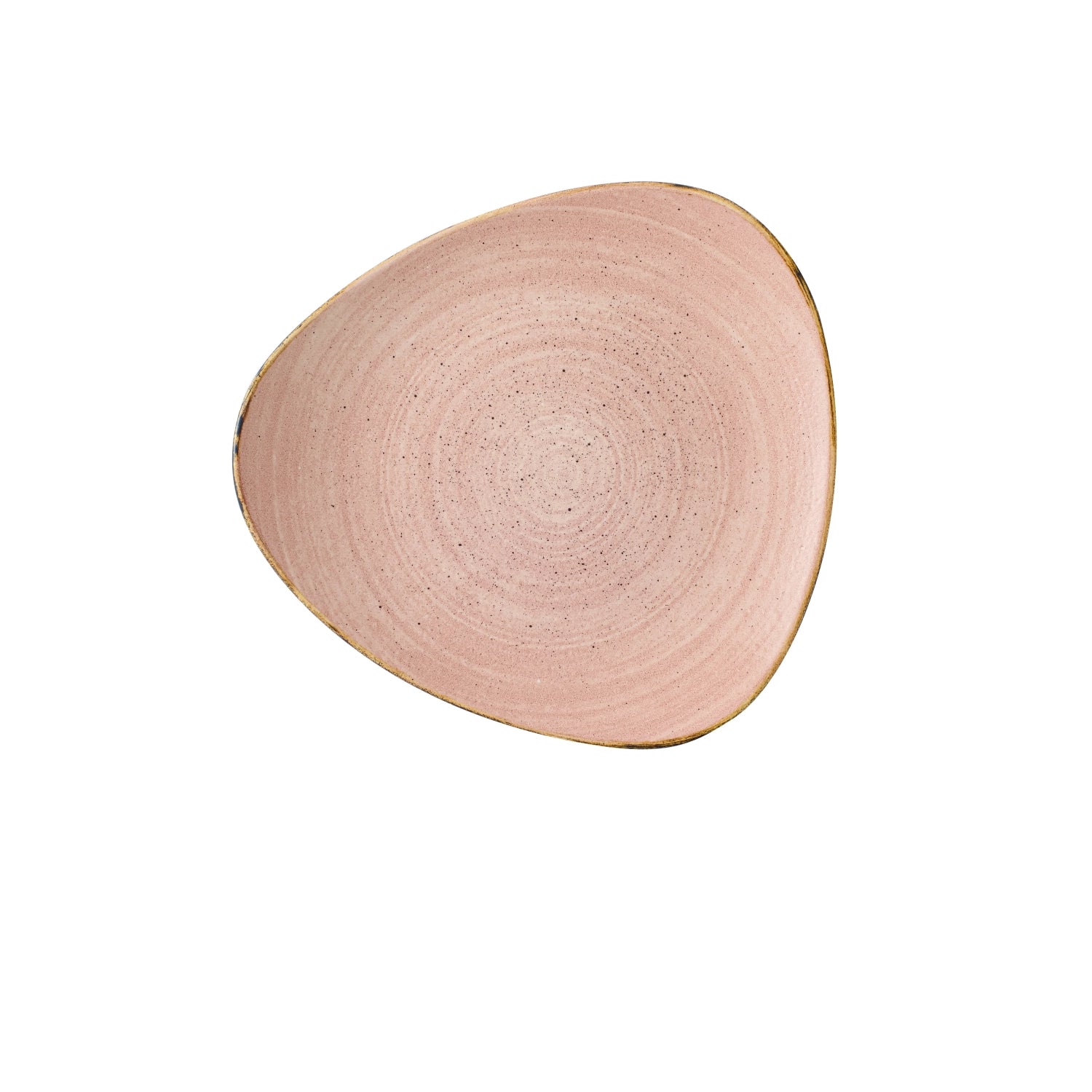 Stonecast Raw Terracotta Triangel Teller 22.9cm