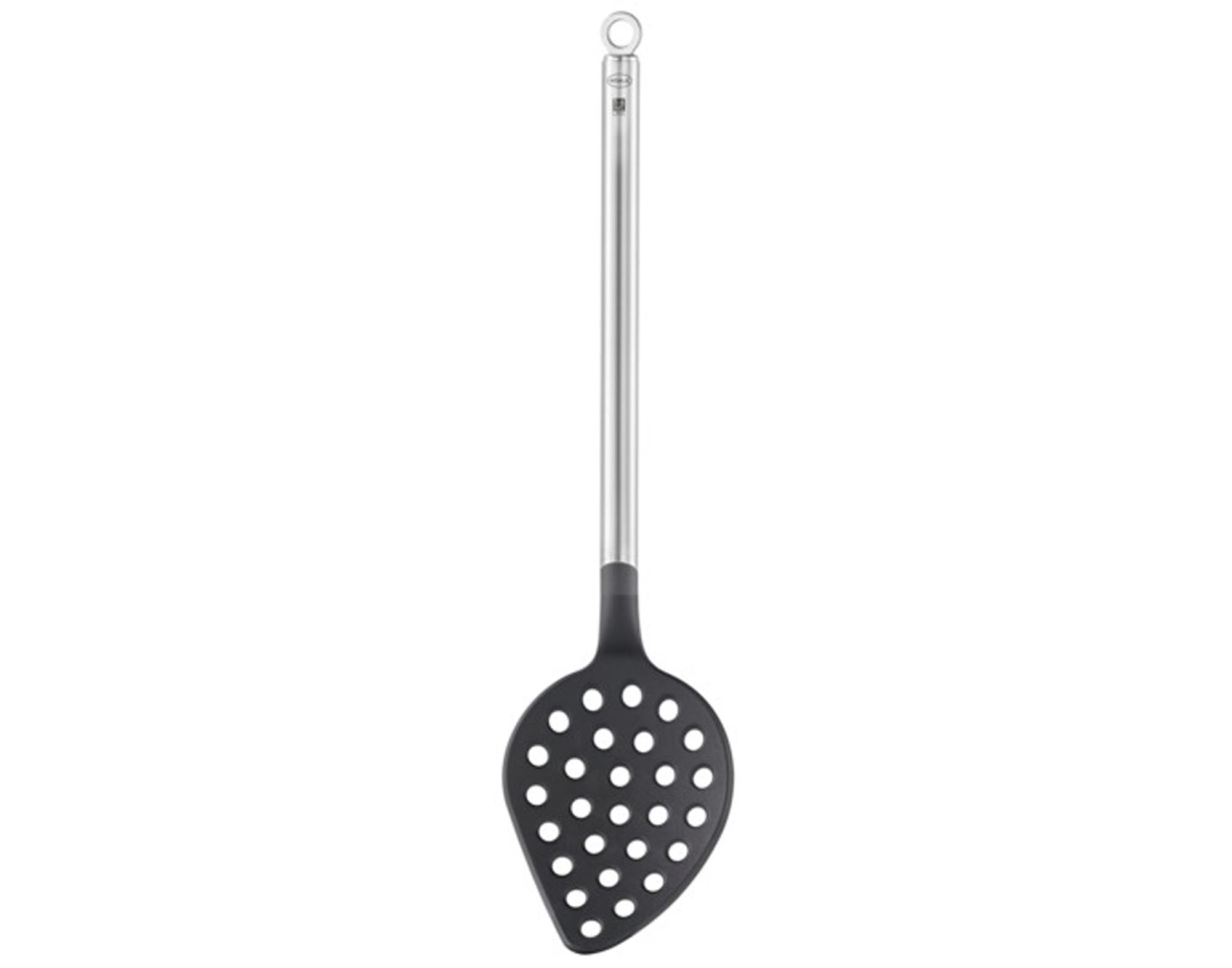 Entdecken Sie den RÖSLE Schaumlöffel Basic Line 32 cm – ideal zum Abschöpfen von Schaum und Fett. Hochwertiger Edelstahl, ergonomischer Griff, spülmaschinenfest.