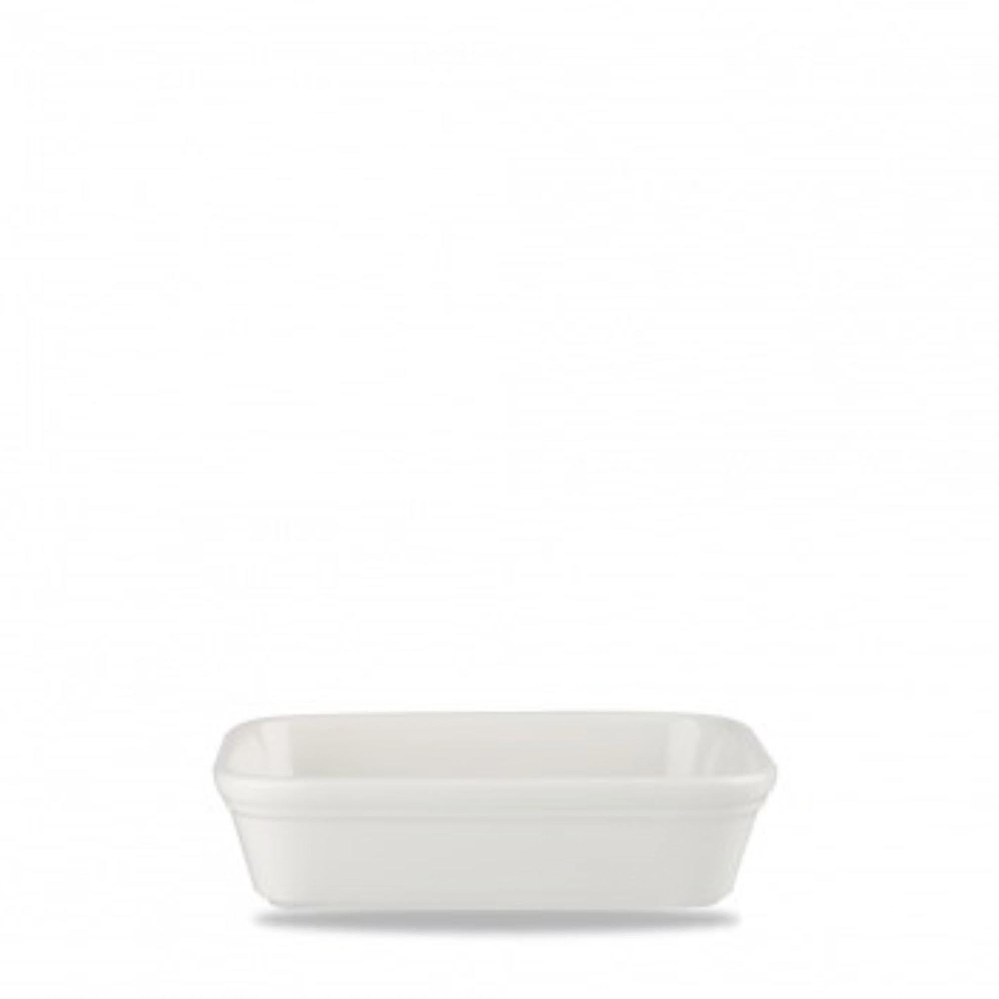 Vusticules de cuisine blanc plat rectangulaire bol 15.5x11.5 cm 40cl
