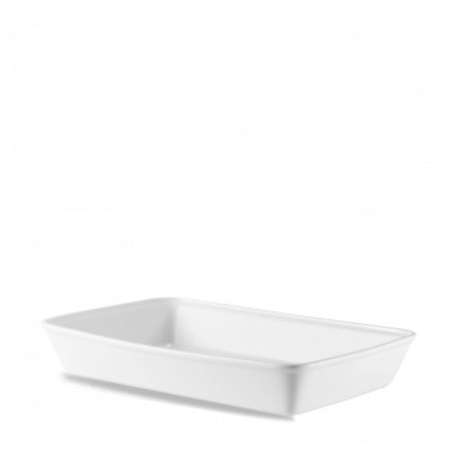 Cookware White rectangular baking pan 38x25x6.2cm 3.5lt