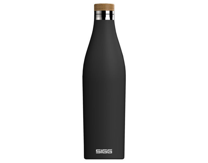 Trinkflasche Meridian black touch 0.7 l in  präsentiert im Onlineshop von KAQTU Design AG. Flasche ist von SIGG