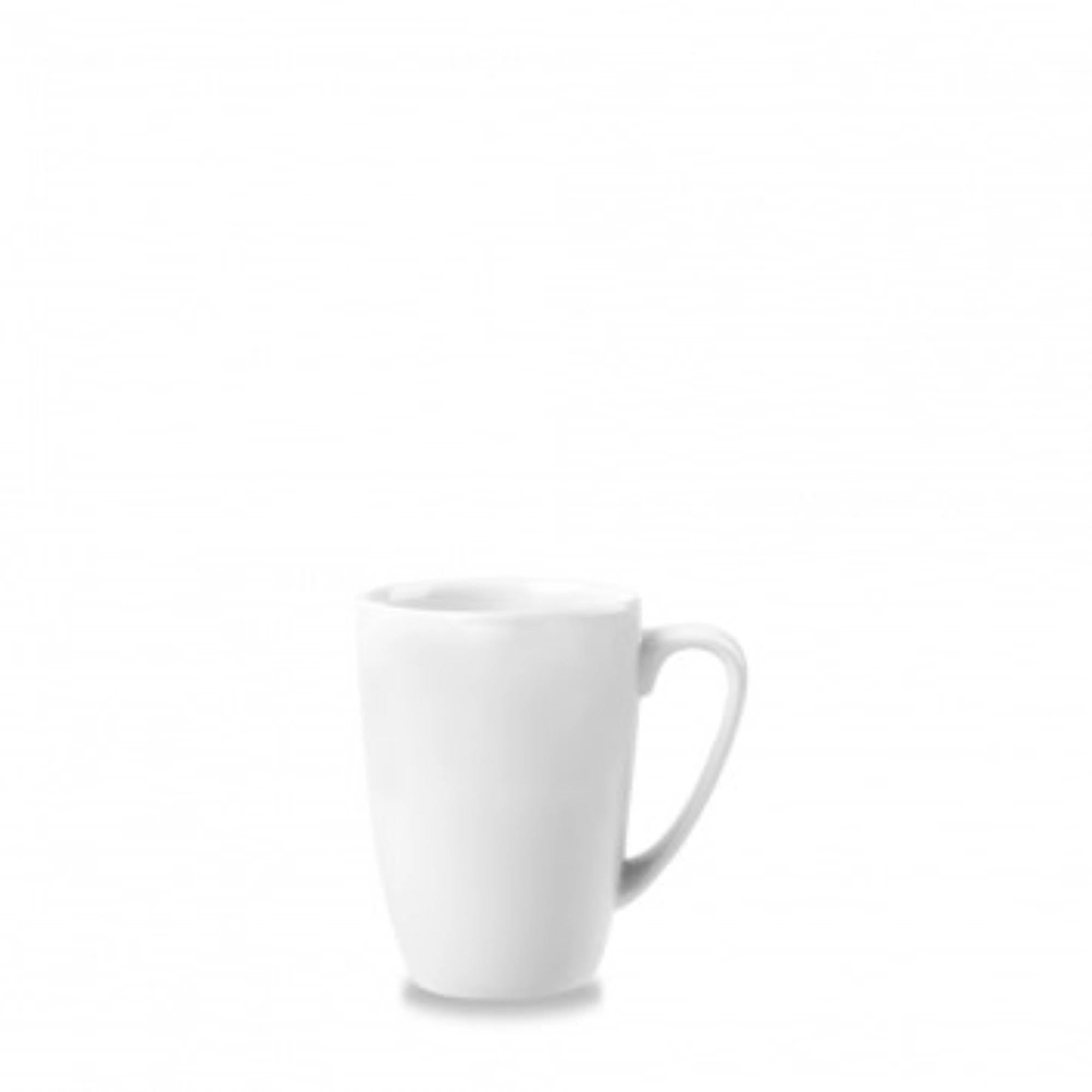 Elegante Profile White Becher von Churchill: 34cl, robustes Glas, zeitloses Design, spülmaschinenfest, ideal für jeden Anlass.
