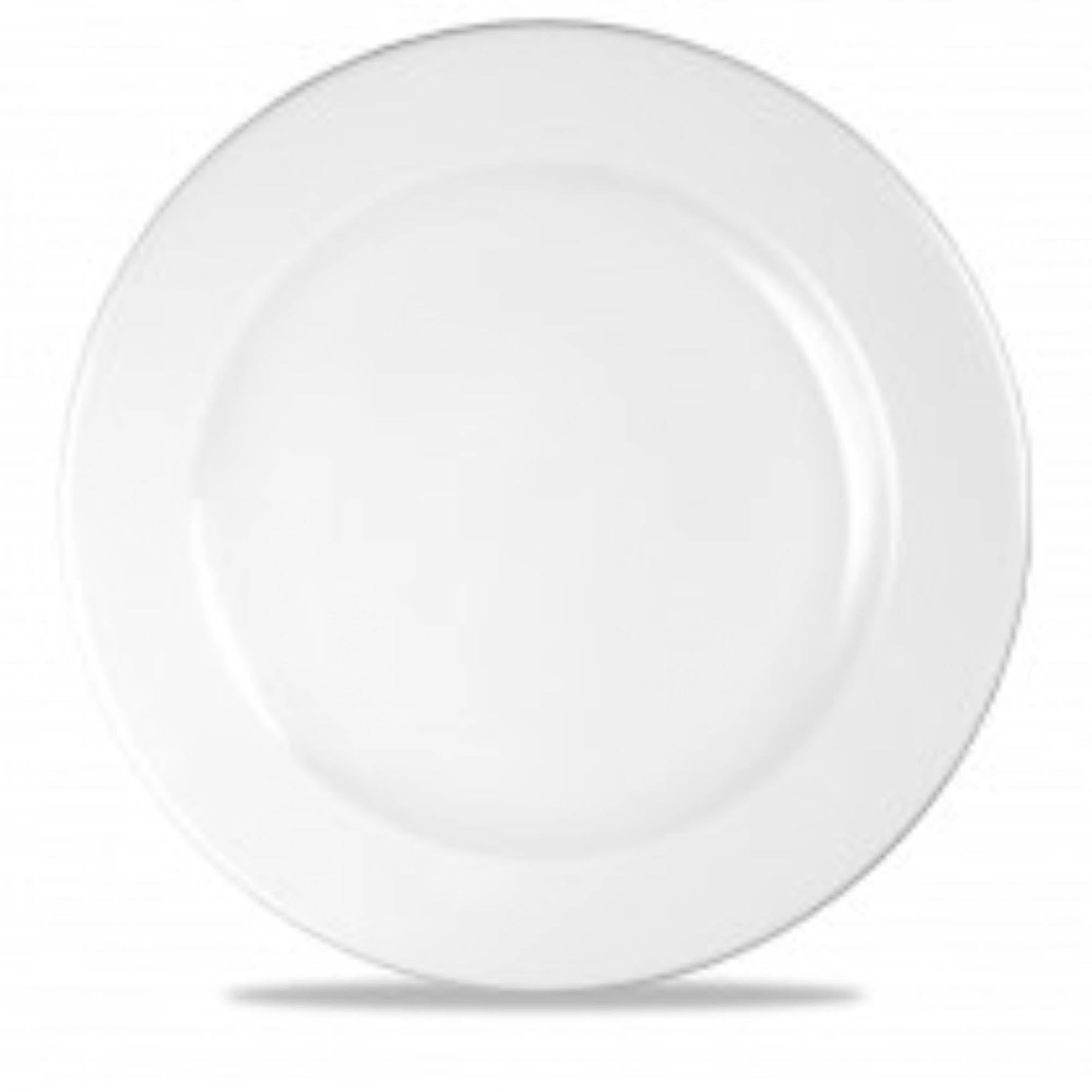 Elegante, kratzfeste Porzellanteller von Churchill, 30.5cm, ideal für stilvolle Tischdekoration und vielseitigen Einsatz.