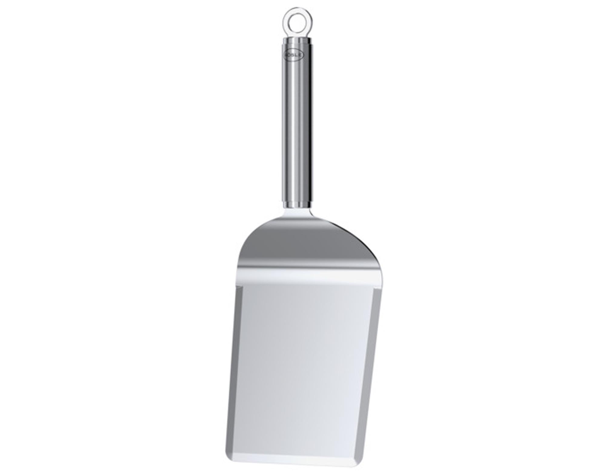 Entdecken Sie die RÖSLE Spachtel Plancha breit Aristo Videro Magnum – hochwertiges Grillzubehör aus Edelstahl für perfekte Grillgerichte.