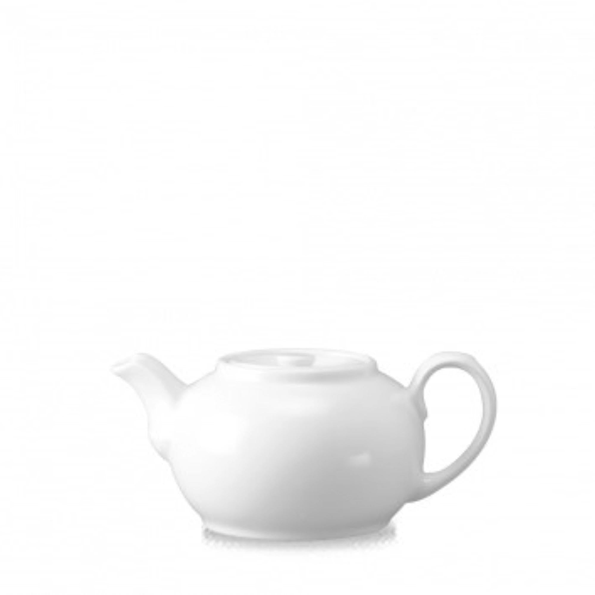 Elegante Churchill Teekanne 42cl, robustes Porzellan, spülmaschinenfest, ideal für stilvolle Teerunden.