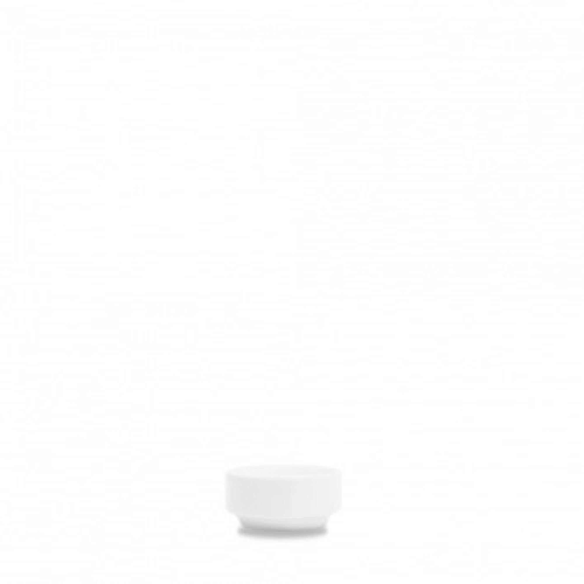 Whiteware white butter shell 6cm 2.8cl