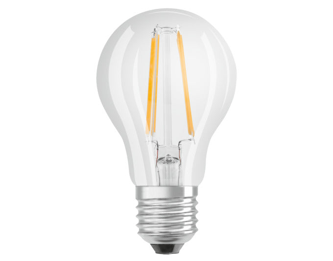OSRAM LED-Lampe Retrofit Star Classic A E27 4.0W 470lm clear Warm White in  präsentiert im Onlineshop von KAQTU Design AG. Leuchtmittel ist von OSRAM